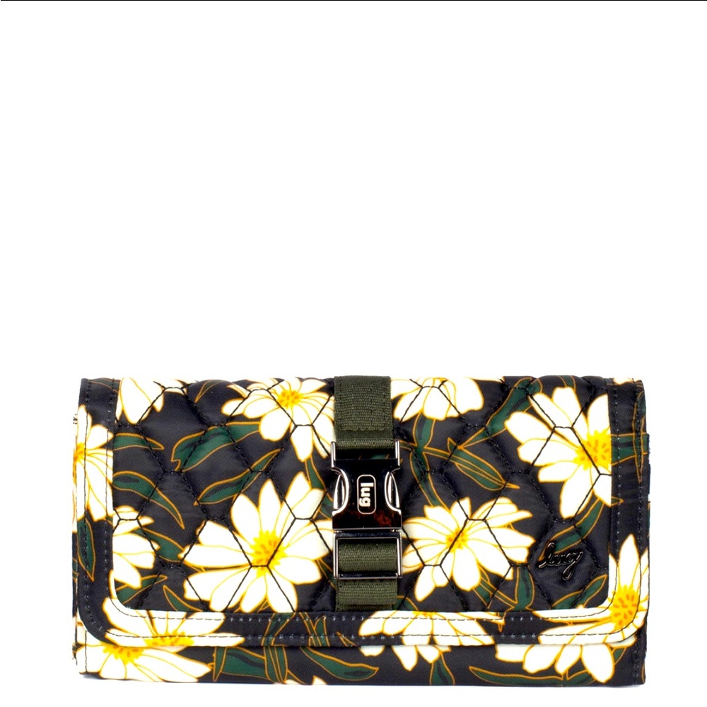 NWT: LUG THROTTLE RFID WALLET- AUTUMN DAISIES- SOLD OUT- BEAUTIFUL WALLET - Picture 5 of 6